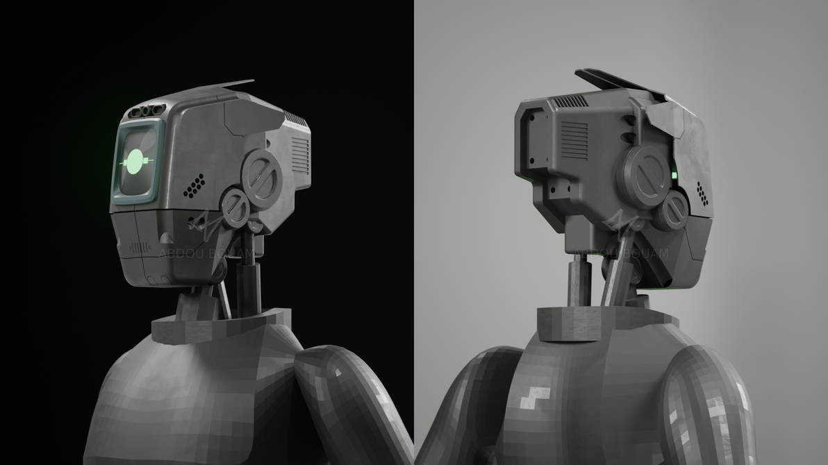 Robot Head design by AbdouBouam on DeviantArt