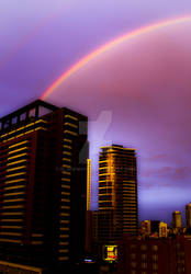 Rainbow in The City