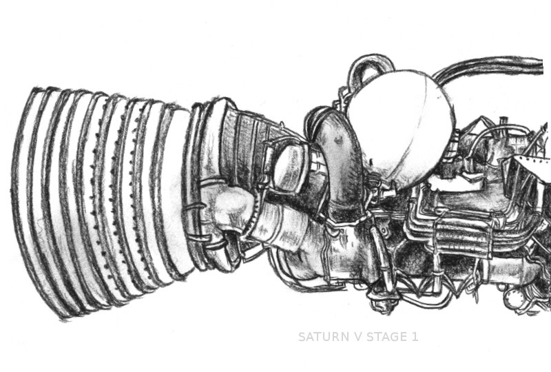 Saturn V Engine by soma