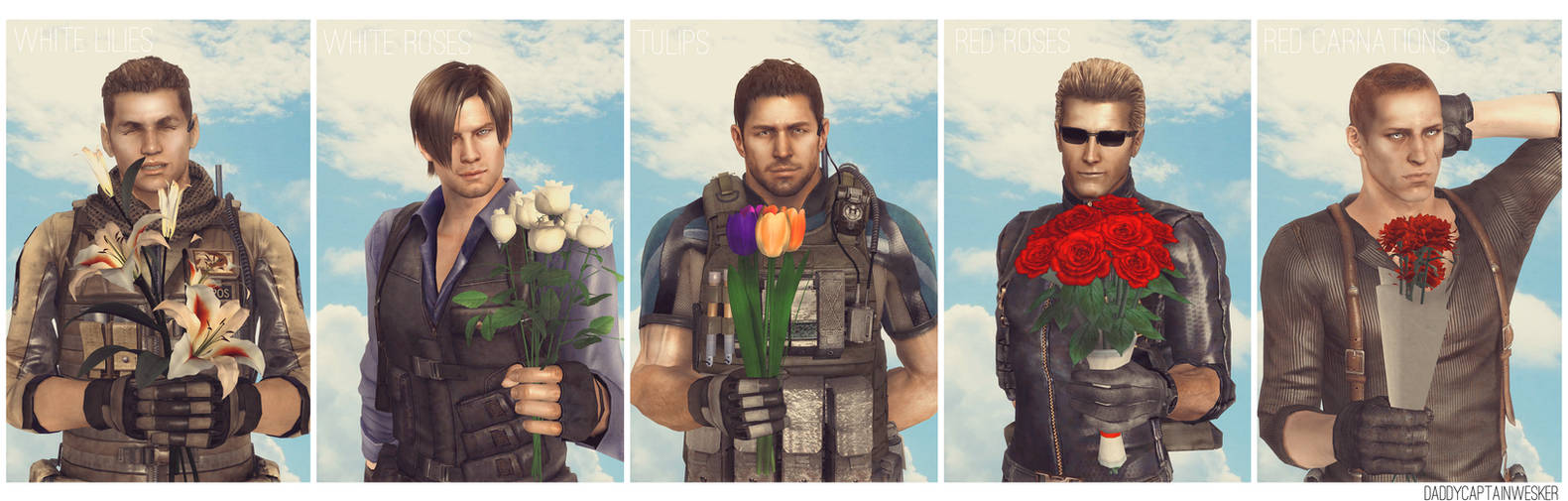 [Resident Evil Men] These flowers are for you