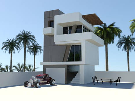 Modern house exterior