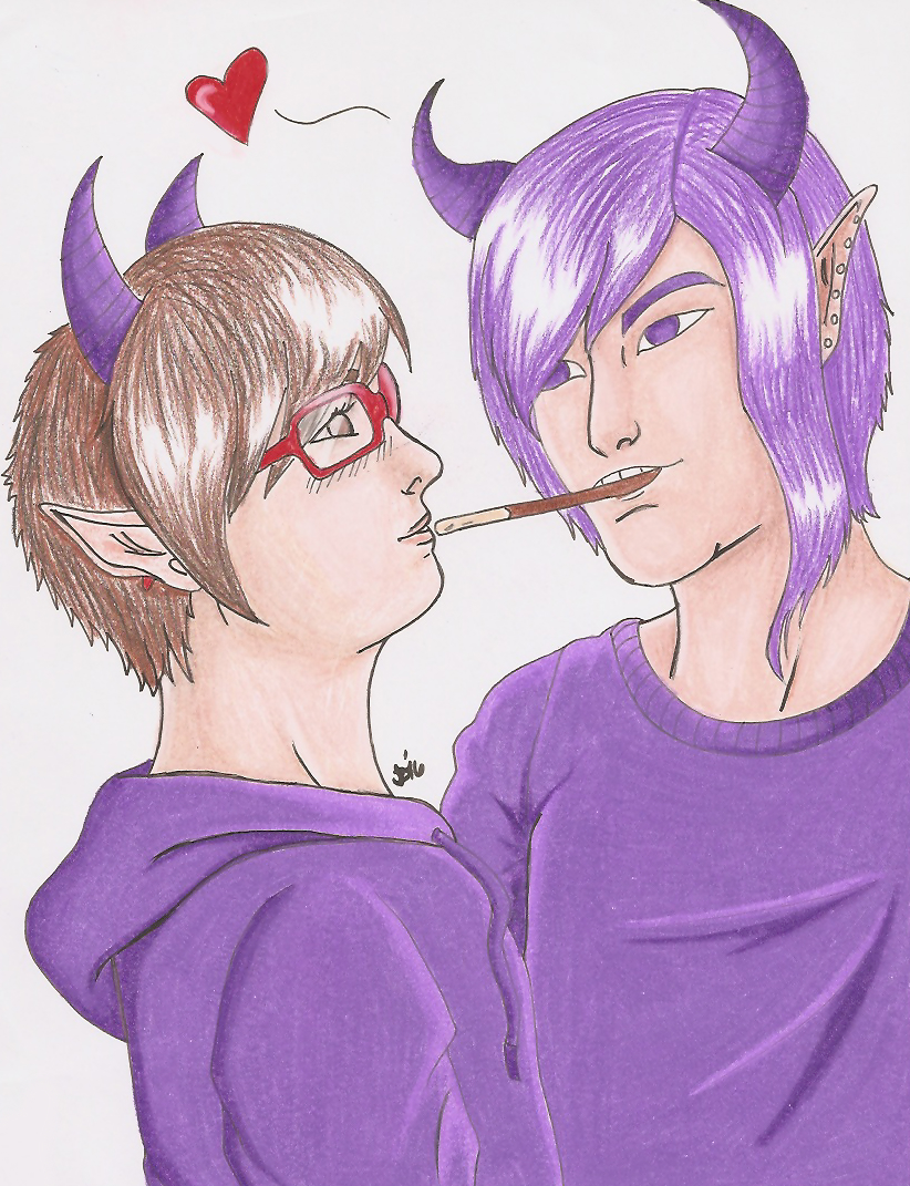 Pocky Game with the Devil~  [Travis' 1/2 CMs]