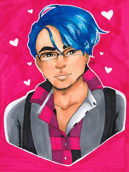 Markiplier - Copic/ProMarker Illustration