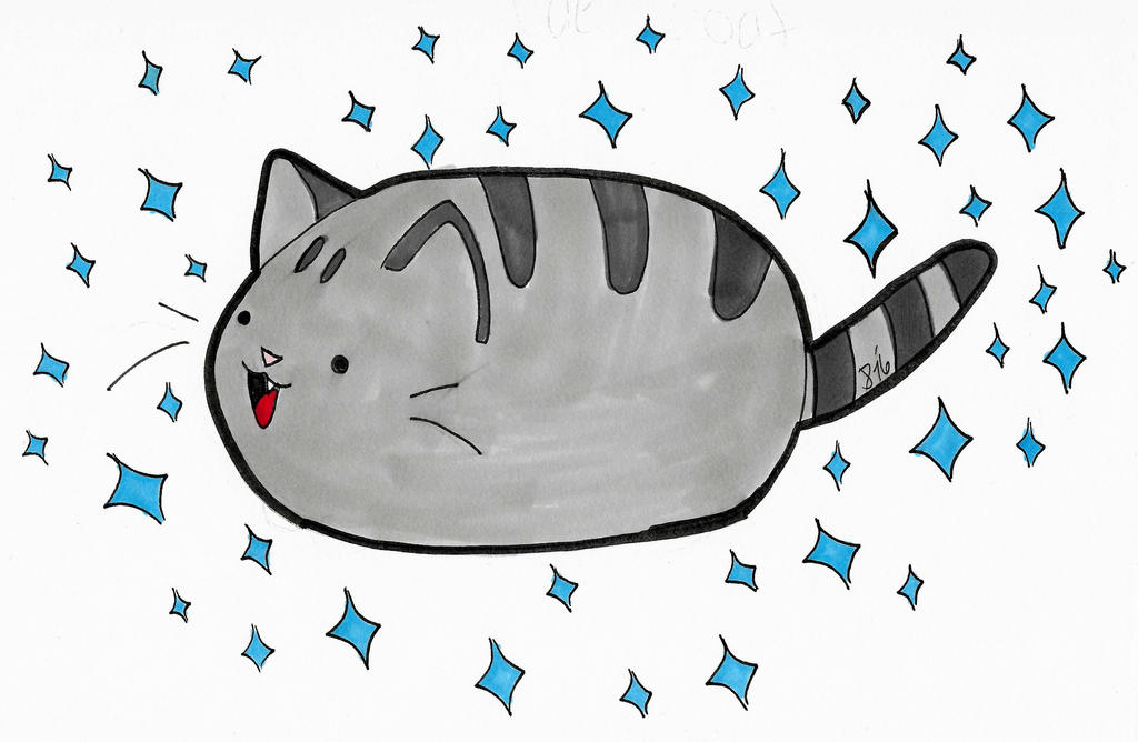 Pixilart - Pusheen Cat by larasoaresperes