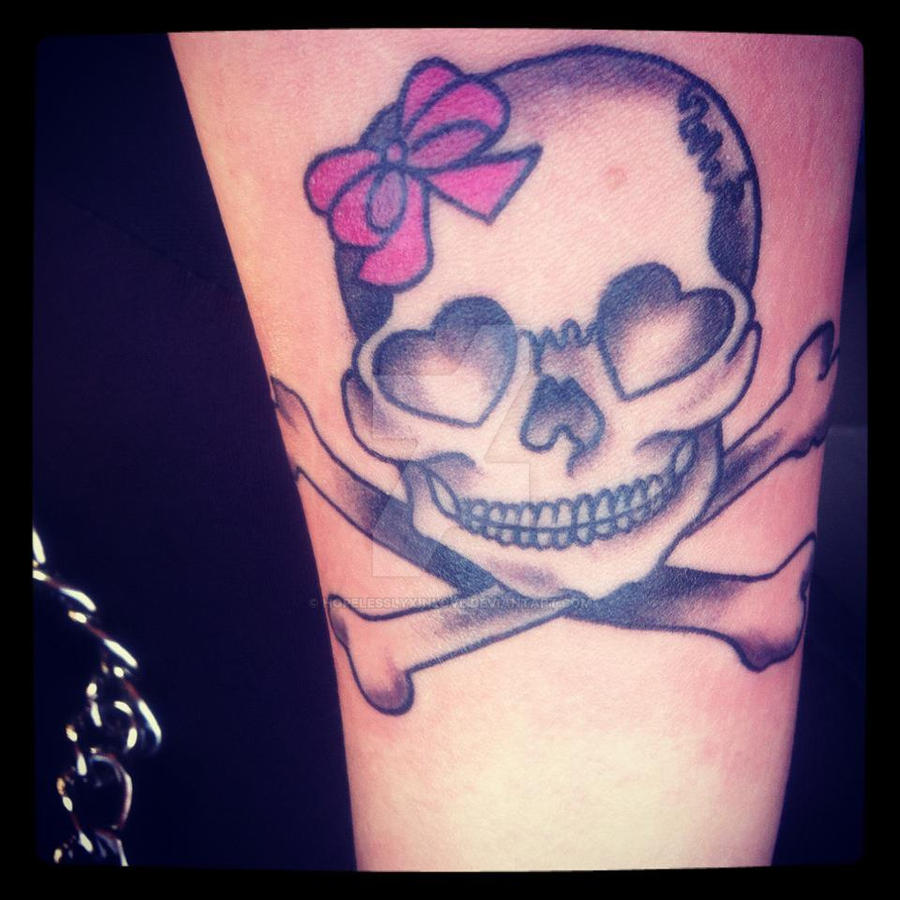 Girly Skull Tattoo