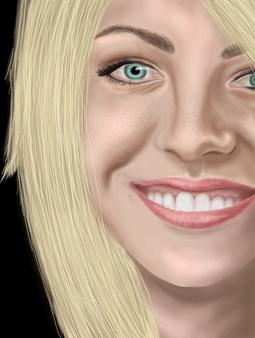 Smiling Model Deviantart Drawing - Smile 2 by Szandra05 on DeviantArt