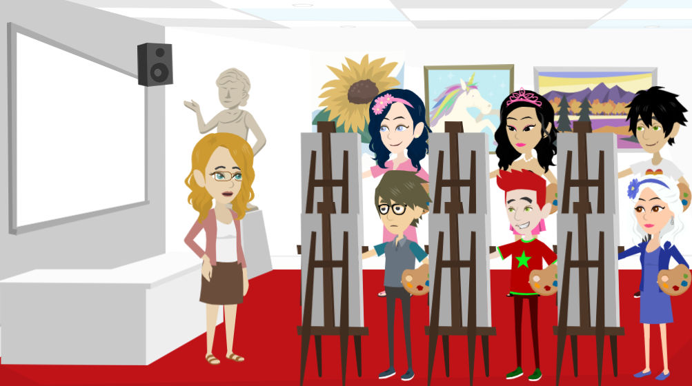 Painting In Art Class by TvishaLoliRock12 on DeviantArt