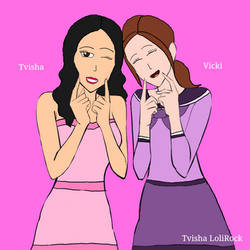 Digital Art Piece Of Tvisha And Vicki