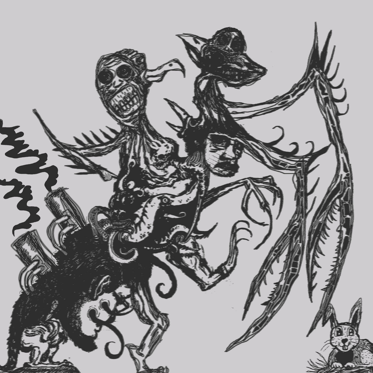 Sketch 4- Bunny Nightmare by Dartffo on DeviantArt