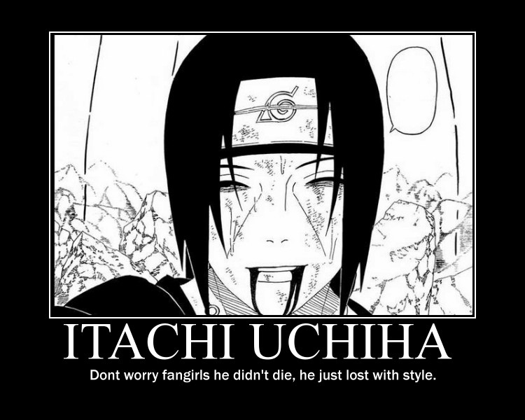 itachi motivational poster