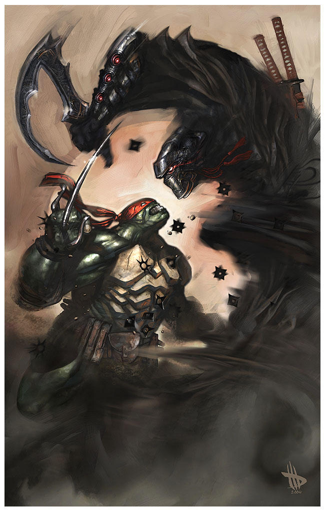 RAPH vs SHREDDER by Dave-Wilkins on DeviantArt