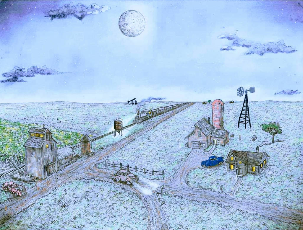Moonless Prairie Harvest Moon on the Prairie by Fwigglemuck on DeviantArt