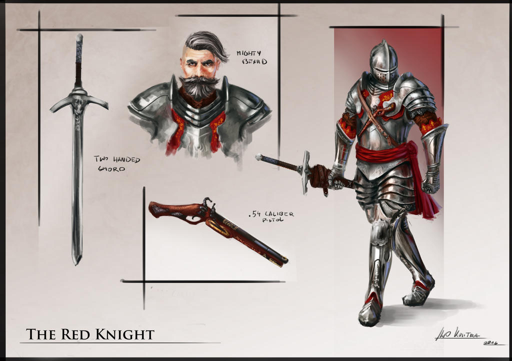 Red Knight Fanatsy The Red Knight - Character Concept by VenomSky on DeviantArt