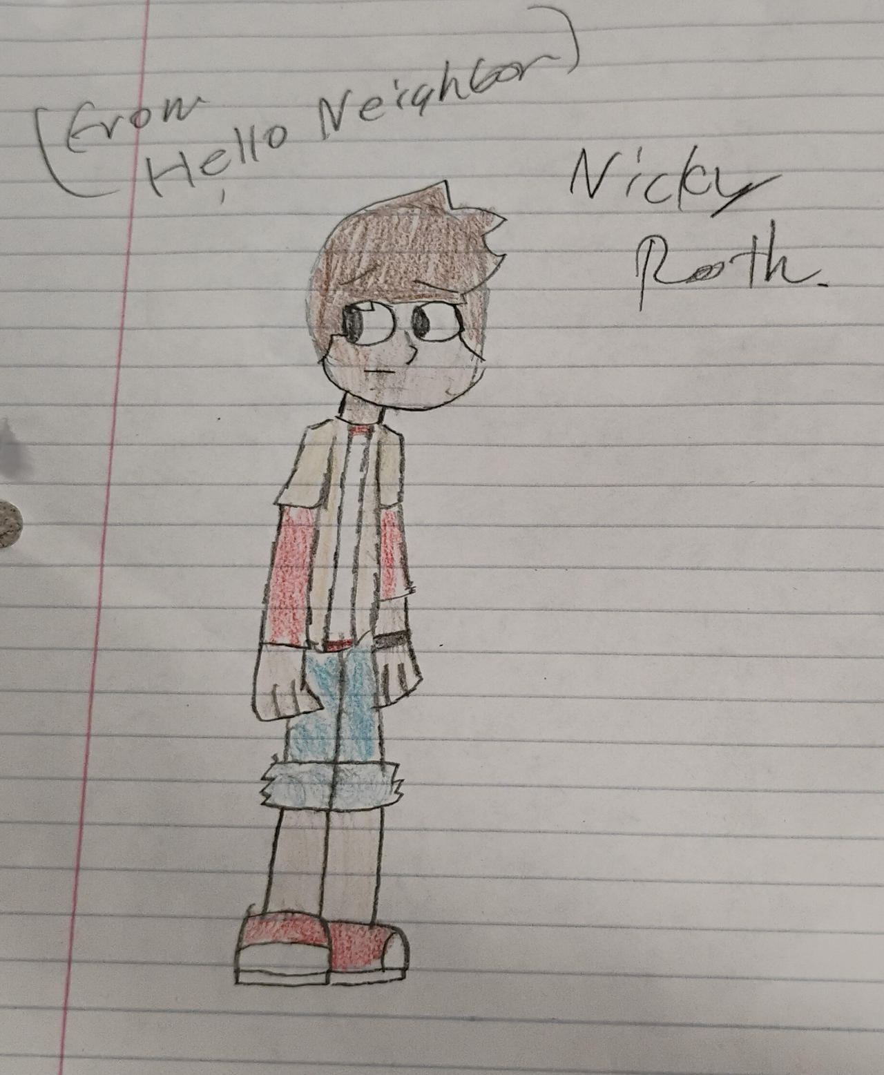 Nicky Roth in my art style. by TheFittedDolphin75 on DeviantArt