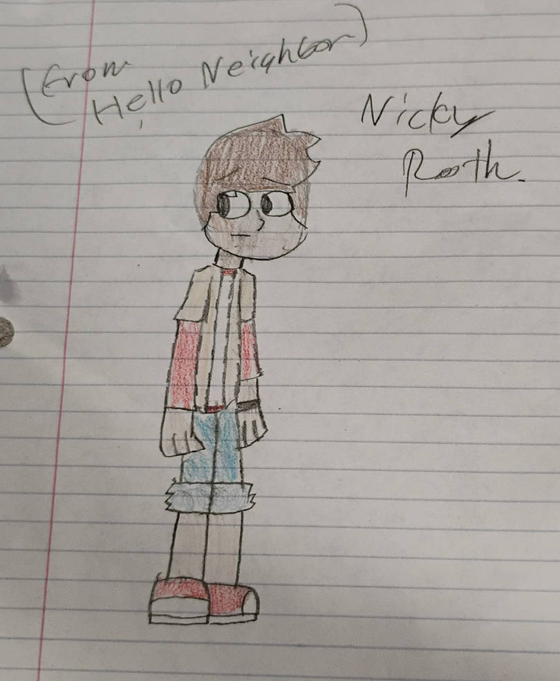 Nicky Roth in my art style. by TheFittedDolphin75 on DeviantArt