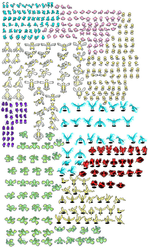 shiny pokemon by lizzthedragon on DeviantArt