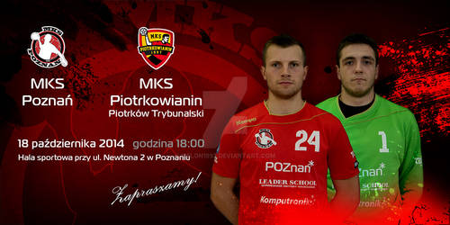 Promo material - invitation MKS Poznan match