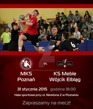 Promo material - invitation MKS Poznan match 3