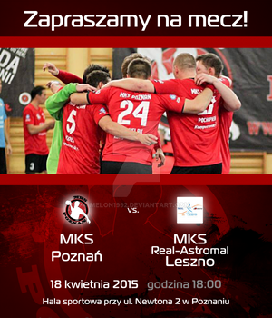 Promo material - invitation MKS Poznan match 6