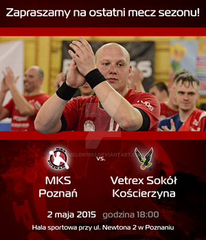 Promo material - invitation MKS Poznan match 7