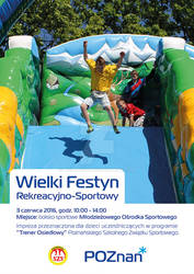 Wielki Festyn Rekreacyjno-Sportowy 2016 poster