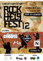 Rock Help Fest 12 - Official Poster