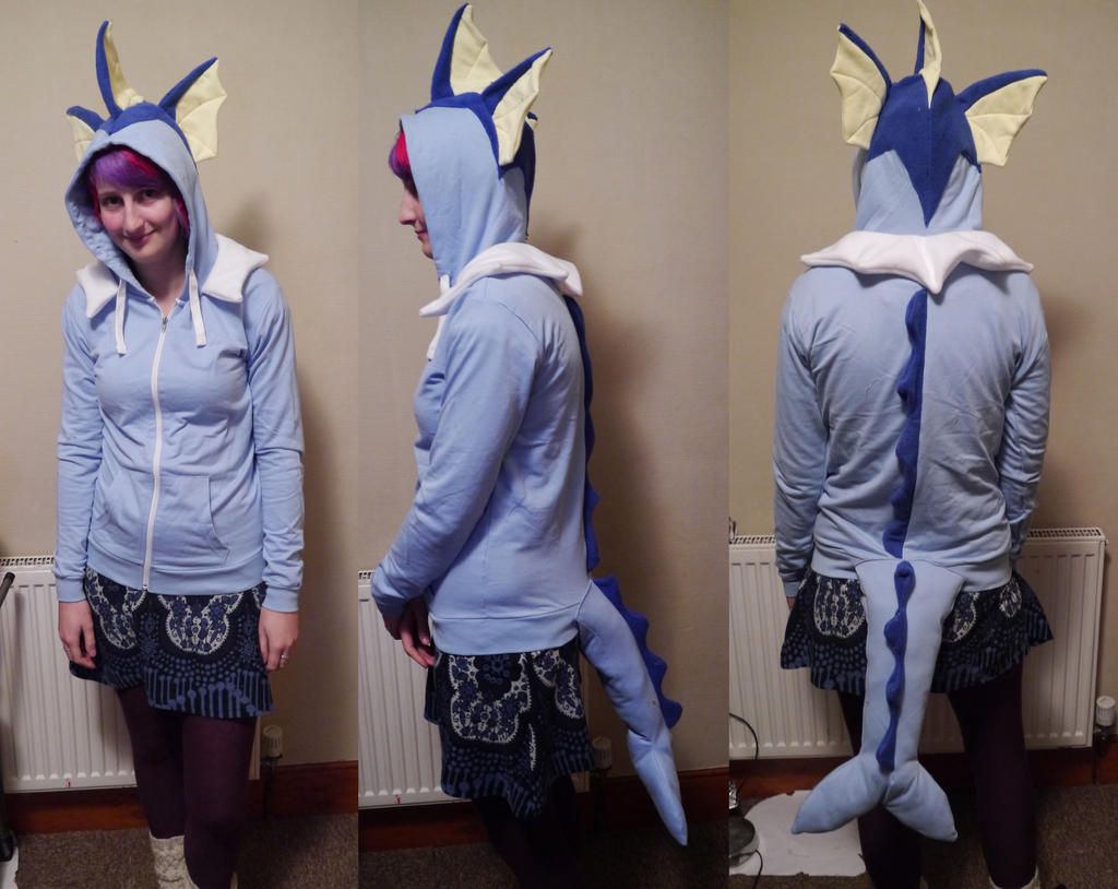 Vaporeon Hoodie by TrafficConeCreations on DeviantArt