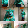 Bulbasaur hoodie with removable bulb backpack