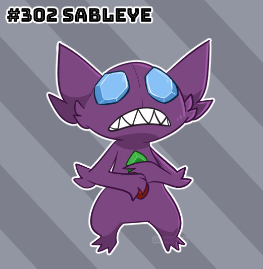 Sableye Random Doom Sableye - #302 by Dakugma on DeviantArt