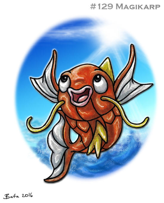 Magikarp Facing Rigth #129 Magikarp by Bafa on DeviantArt