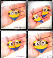 Colgante minion corazon 5