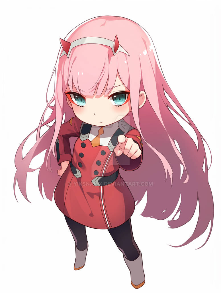 Chibi Zero Chibi Zero Two by yiksnapix on DeviantArt