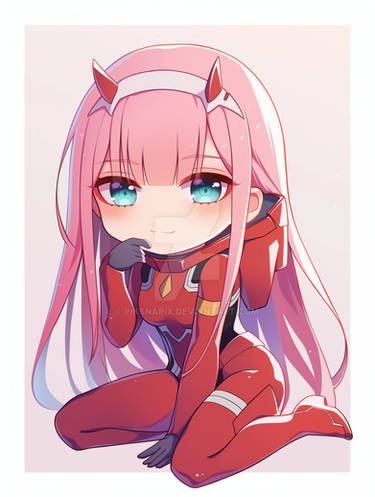 Chibi Zero Chibi Zero Two by yiksnapix on DeviantArt
