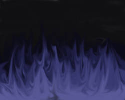 Purple flame thingie...