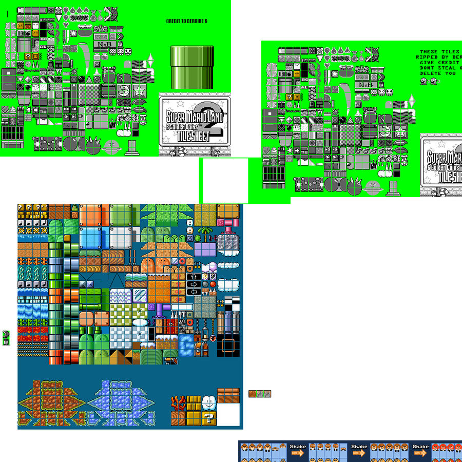 Sml2 First Level Layout SMB3 Styled SML2 Tileset (WIP) by REDBIRD030 on DeviantArt