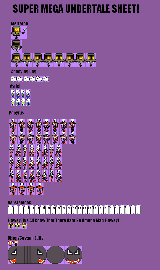 UNDERTALE AU) Tango Battle Sprite Sheet by MrMemehog on DeviantArt