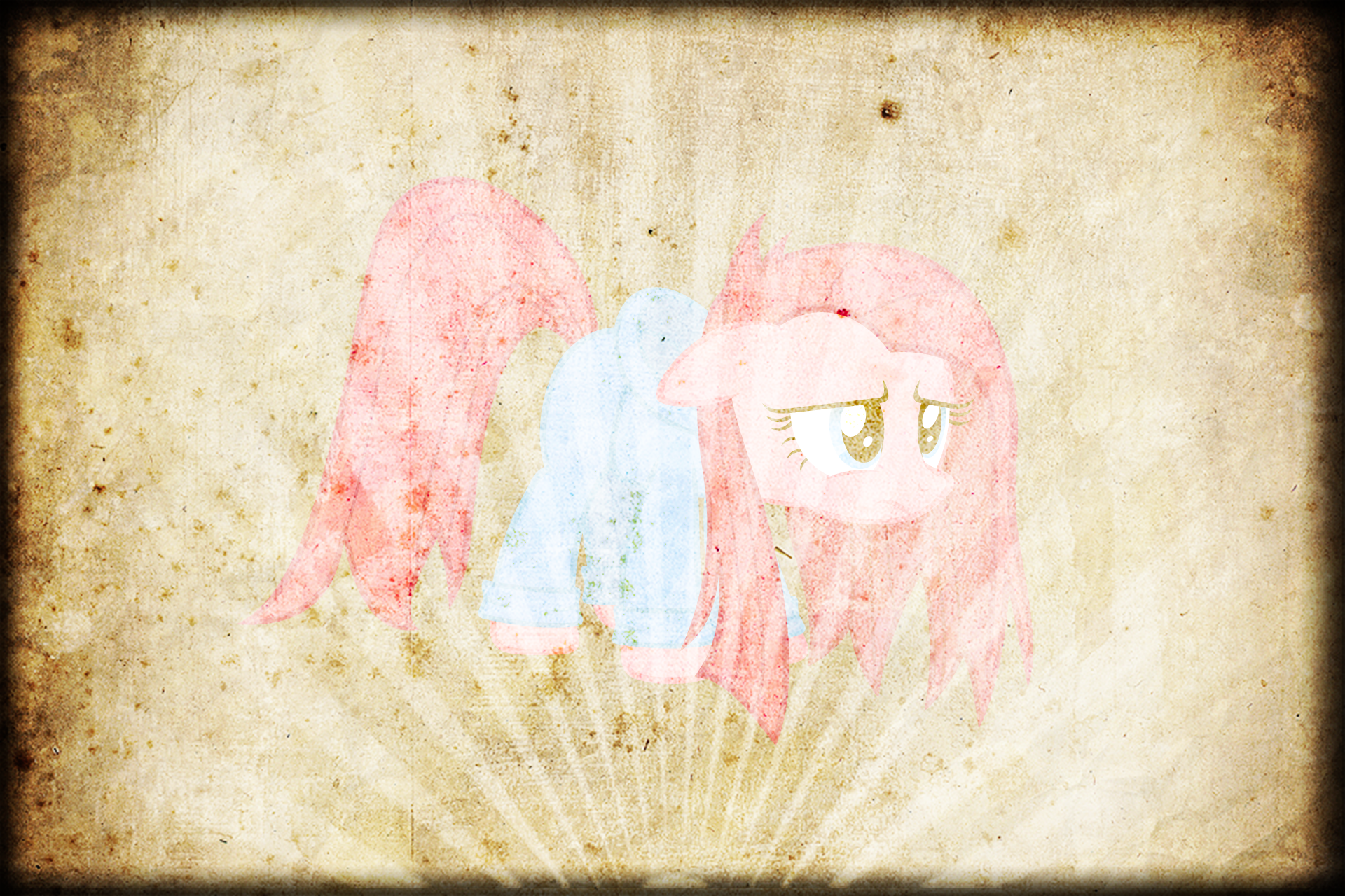 Pinkamena Diana Pie Retro Wallpaper