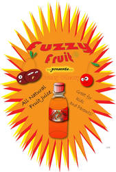 Fuzzy Fruit Poster