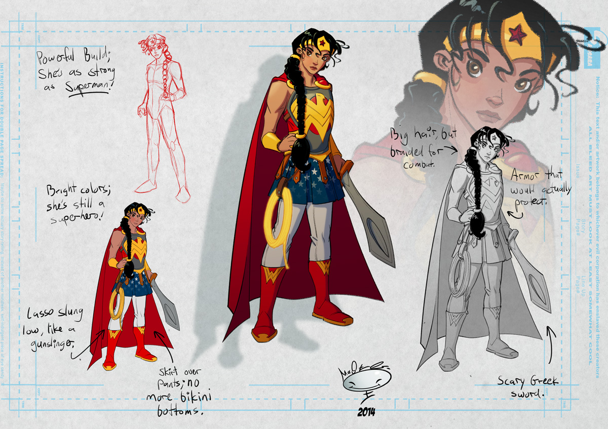 Wonder Woman Bloodlines Character Design by CaptainEdwardTeague on  DeviantArt