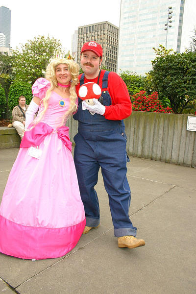 princess peach and mario-brett