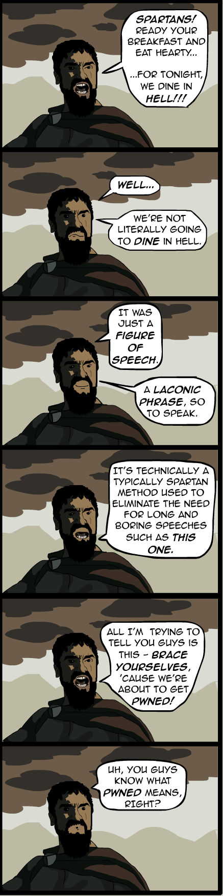 Laconic phrase