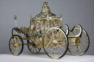 Cinderella Pumpkin Carriage Scale Model