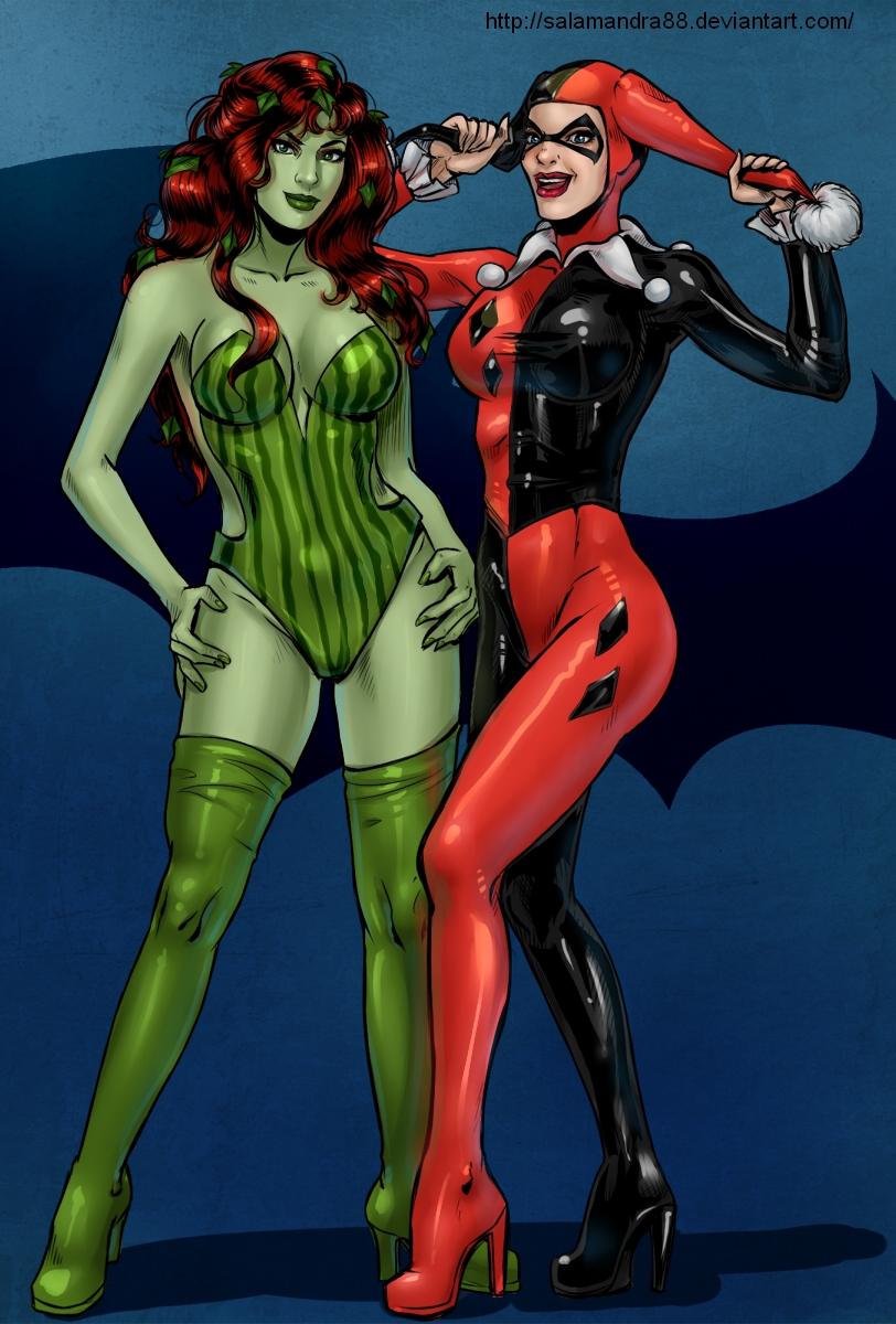 poison Ivy and Harley Quinn