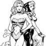 poison Ivy and Harley Quinn