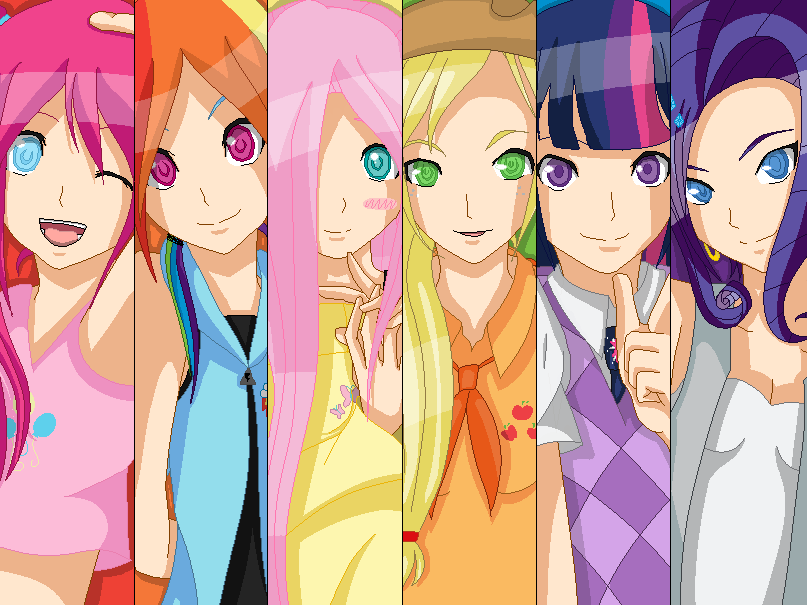 MLP Human ver. by Miyaki-chama on DeviantArt