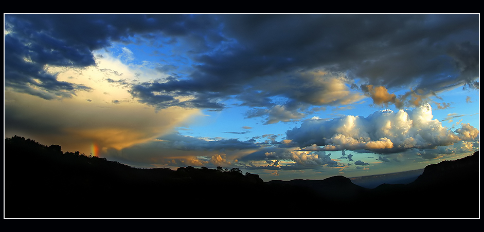 Storms to the east...