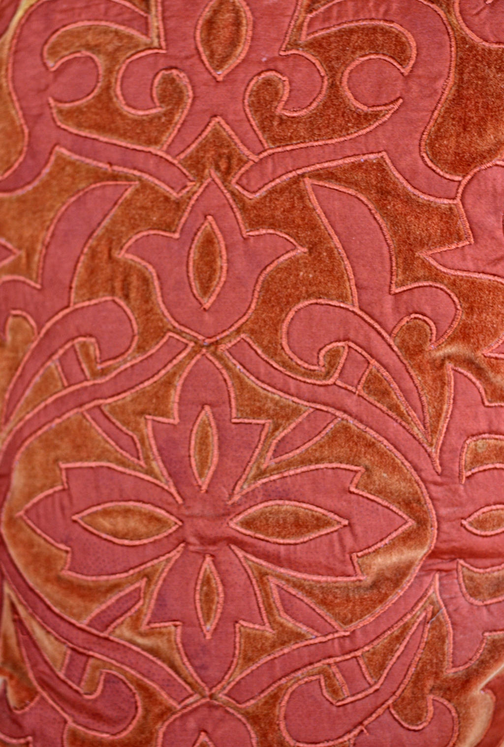 orange pattern fabric texture