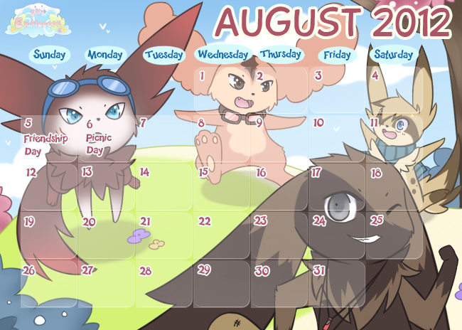 SE August 2012 Calendar