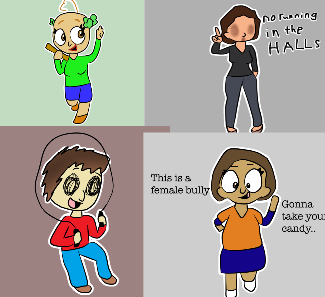 Pixilart - Baldi's basics characters as girls by Anonymous