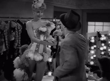 June Havoc as showgirl in No Time For Love #2